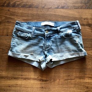 Abercrombie & Fitch Distressed Denim Shorts
